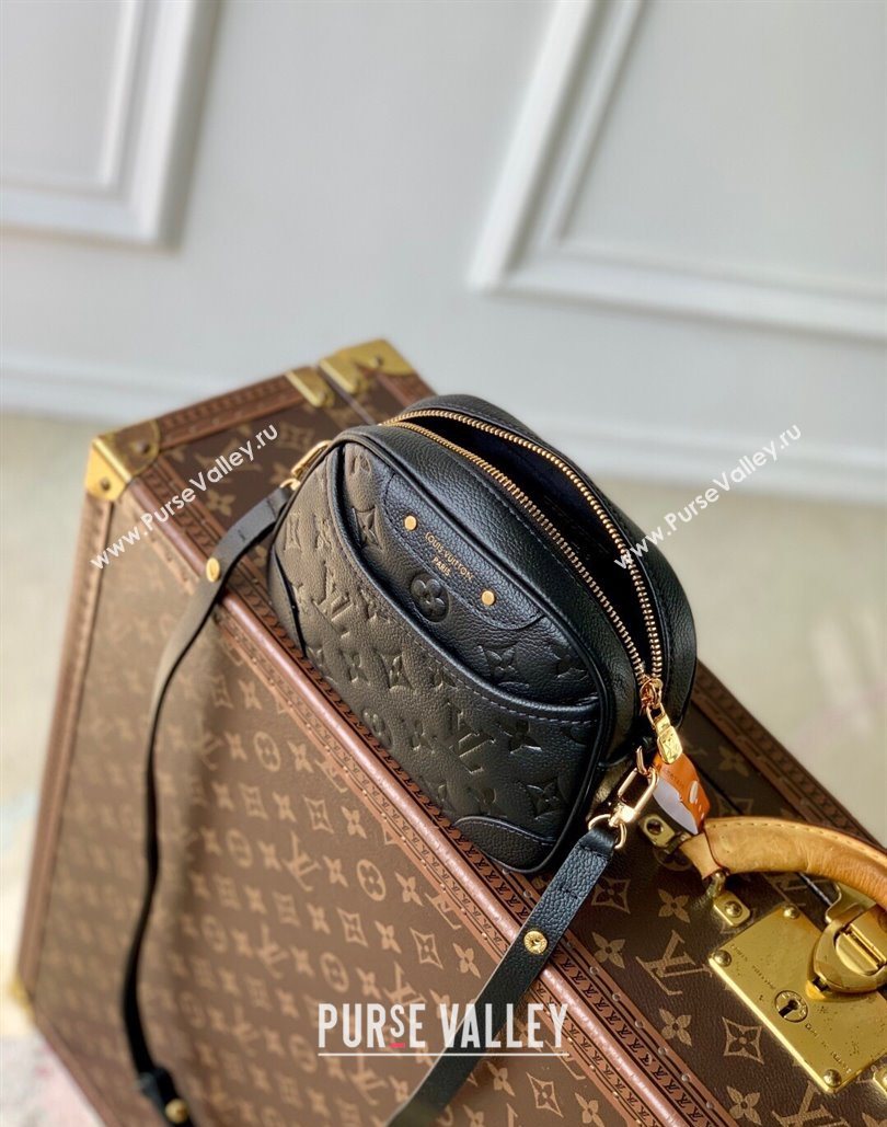 Louis Vuitton Tiny Camera Bag in Monogram Leather Black 2025 M25518 (KI-251126015)