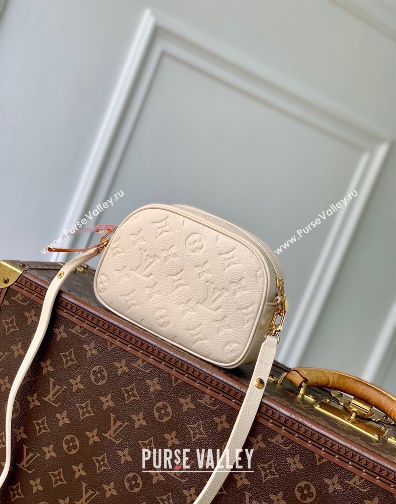 Louis Vuitton Tiny Camera Bag in Monogram Leather Creme White 2025 M26509 (KI-251126014)