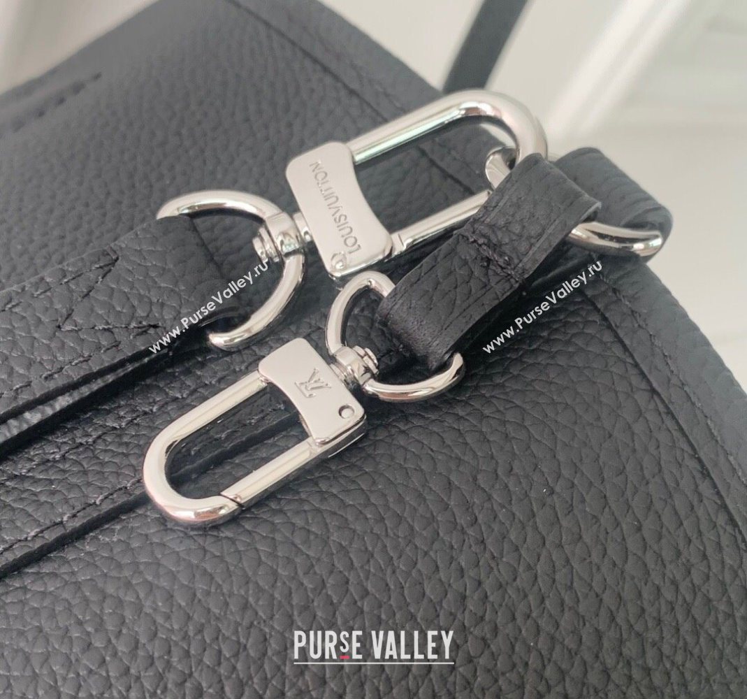 Louis Vuitton Neverfull Inside Out BB Tote Bag M12099 Black Leather/Monogram Eclipse Canvas 2025 (KI-251125084)