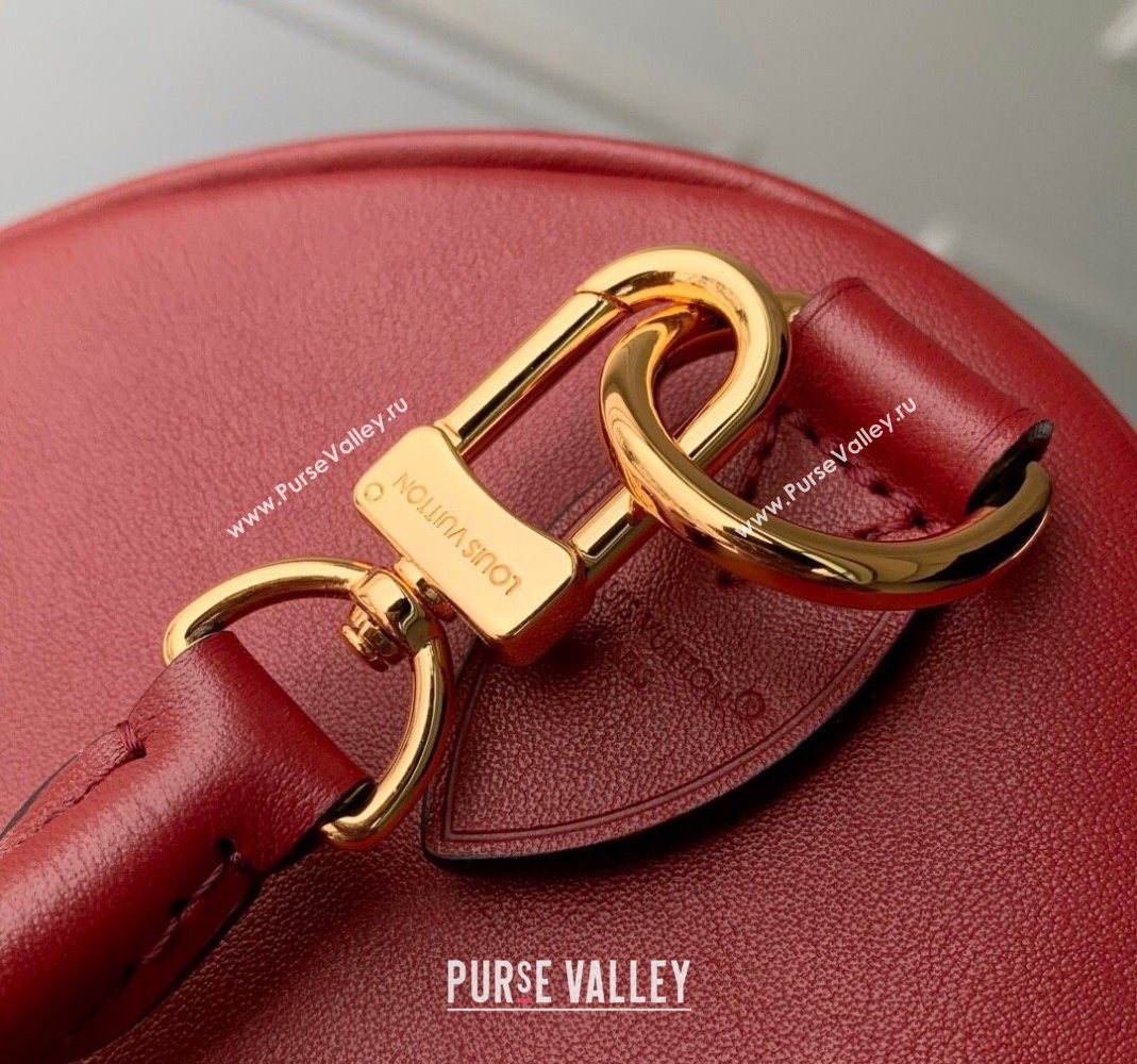 Louis Vuitton Speedy Soft 30 Bag in Calfskin leather Plum Red 2025 M25766 (KI-251126016)