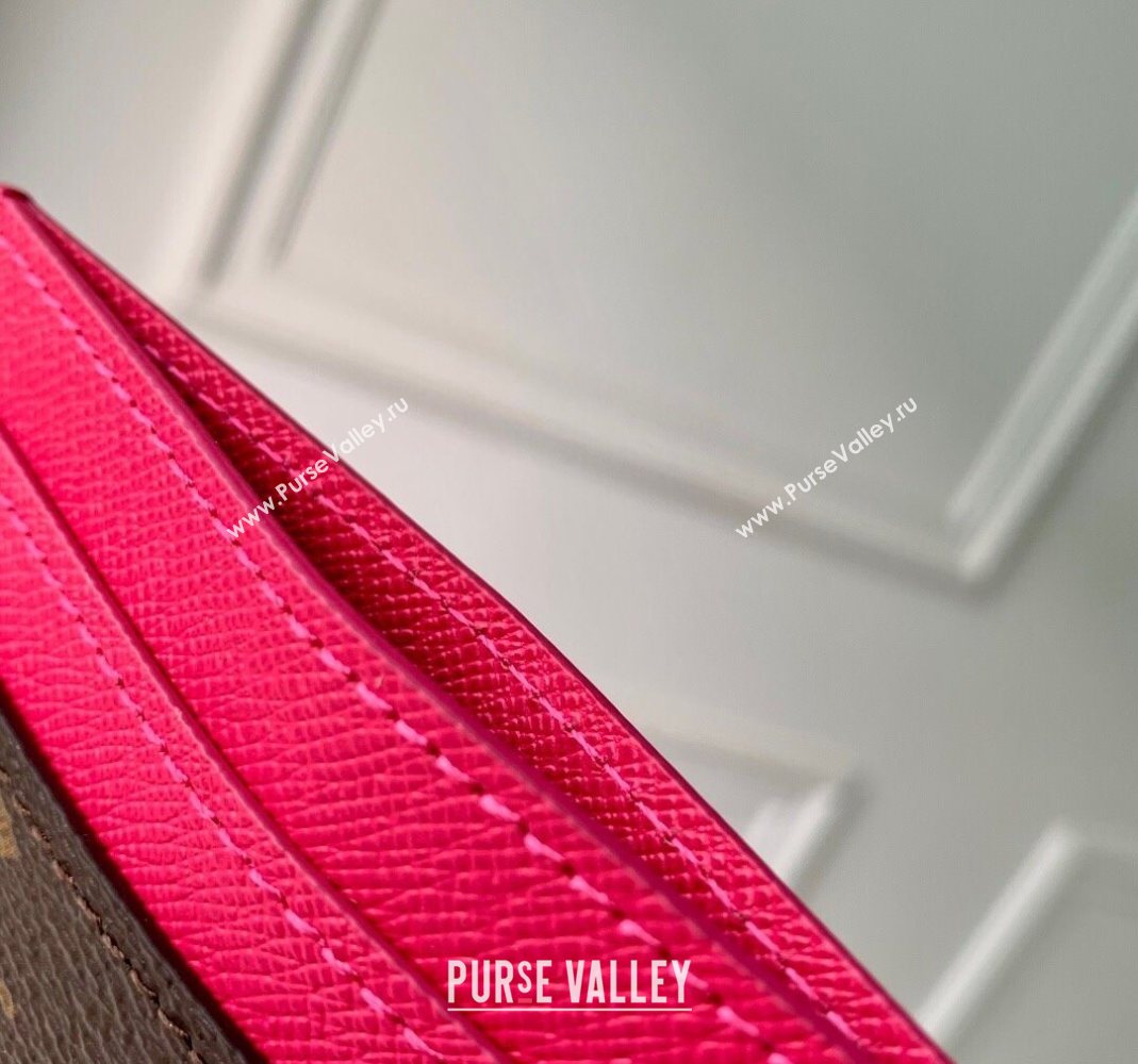 Louis Vuitton LV Charms Card Holder Wallet Vivienne Winter Holiday/Pink 2025 M15332 (KI-251125099)