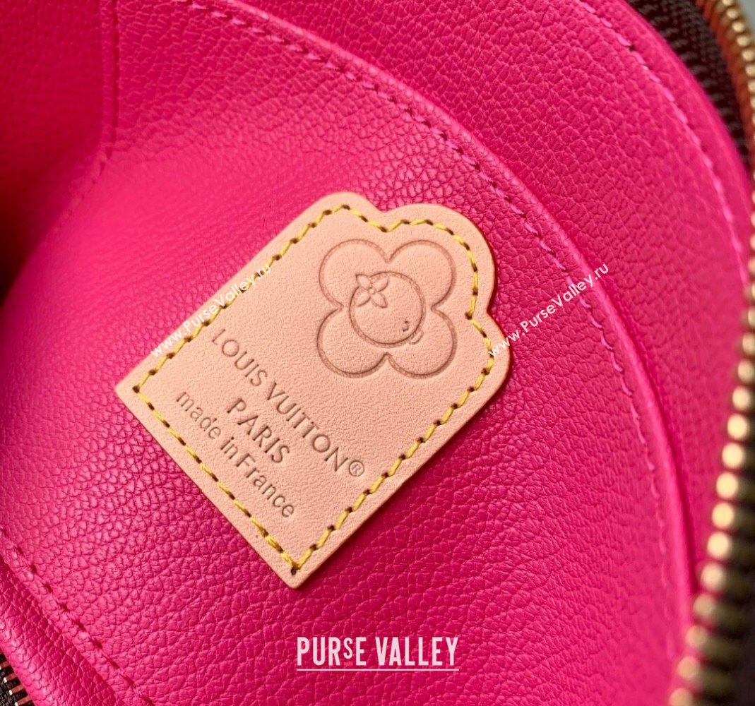 Louis Vuitton Cosmetic Pouch PM Vivienne/Fuchsia Pink 2025 M15359 (KI-251125101)