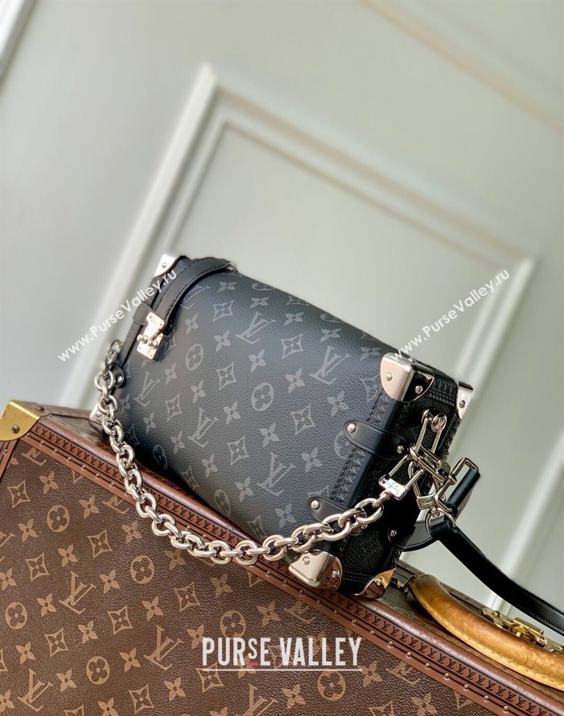 Louis Vuitton Side Trunk MM East West Bag in Black Monogram Eclipse Canvas 2025 M26226 (KI-251125082)