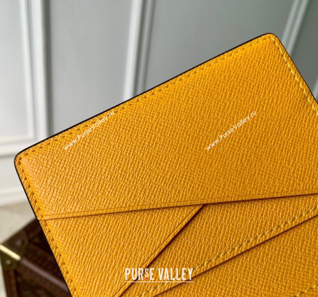 Louis Vuitton Pocket Organizer Wallet in Blue Stripes Monogram Heritage Canvas 2025 M25794 (KI-251126017)