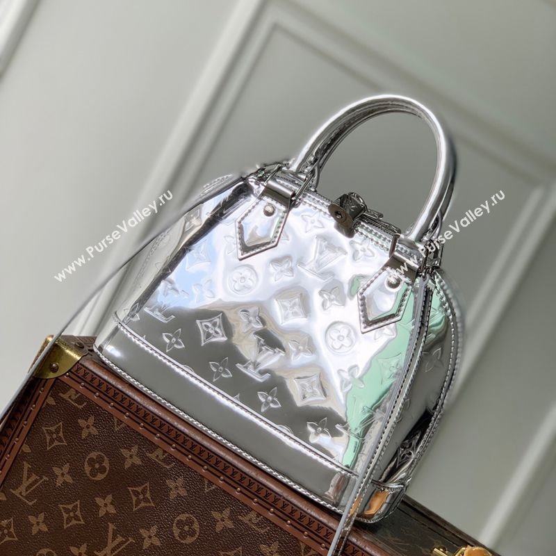 Louis Vuitton Alma BB bag in Silver Coated canvas M26335 2025 (KI-251126021)