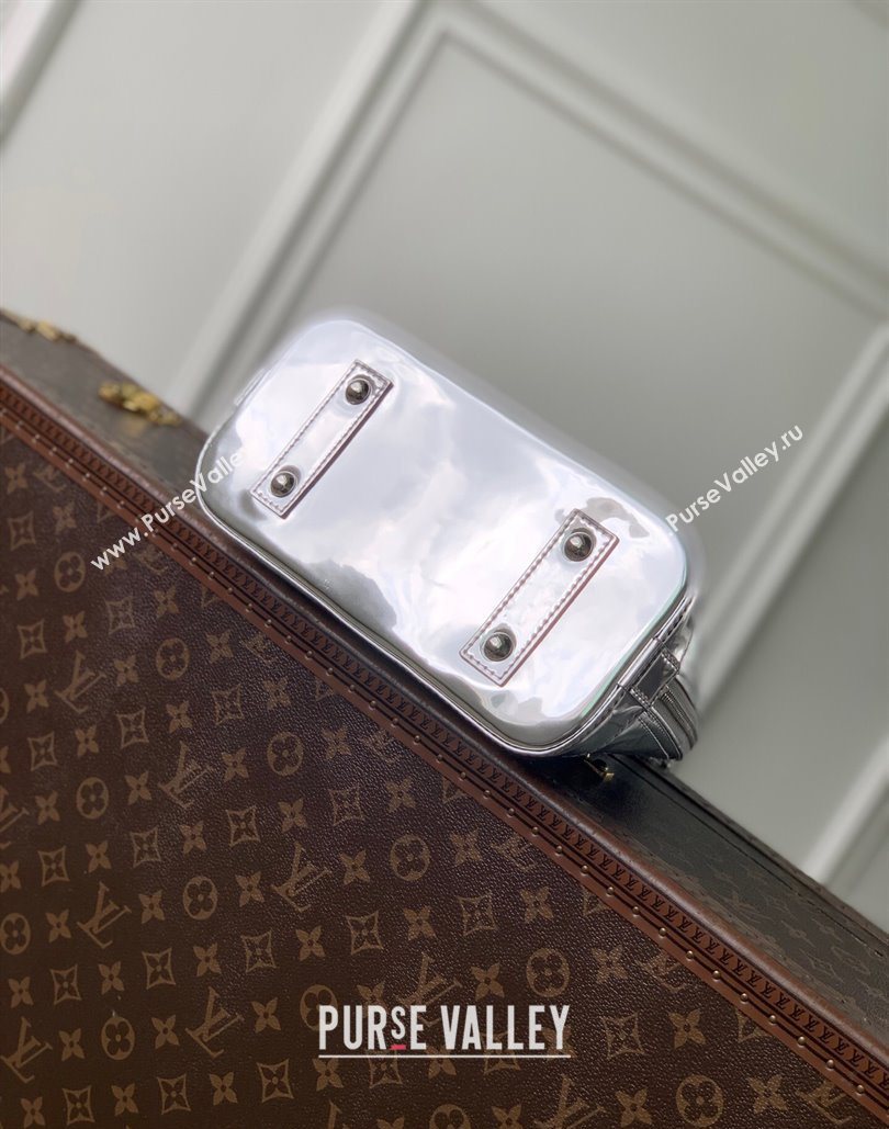Louis Vuitton Alma BB bag in Silver Coated canvas M26335 2025 (KI-251126021)