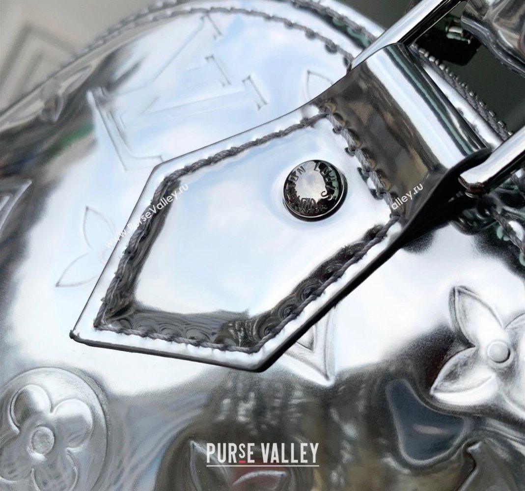 Louis Vuitton Alma BB bag in Silver Coated canvas M26335 2025 (KI-251126021)