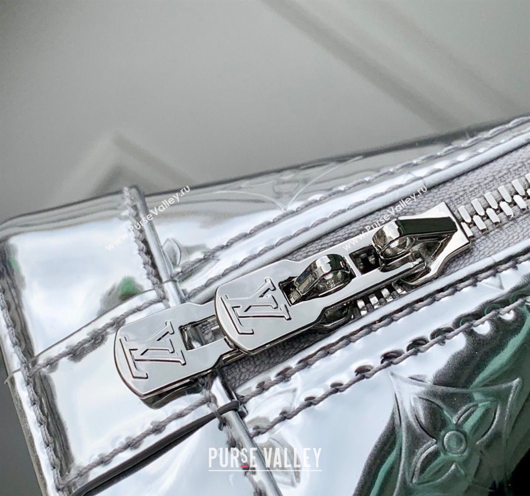 Louis Vuitton Alma BB bag in Silver Coated canvas M26335 2025 (KI-251126021)