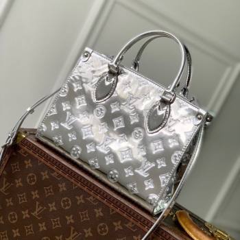 Louis Vuitton Onthego Small Tote bag in Silver Coated canvas M26373 2025 (KI-251126022)