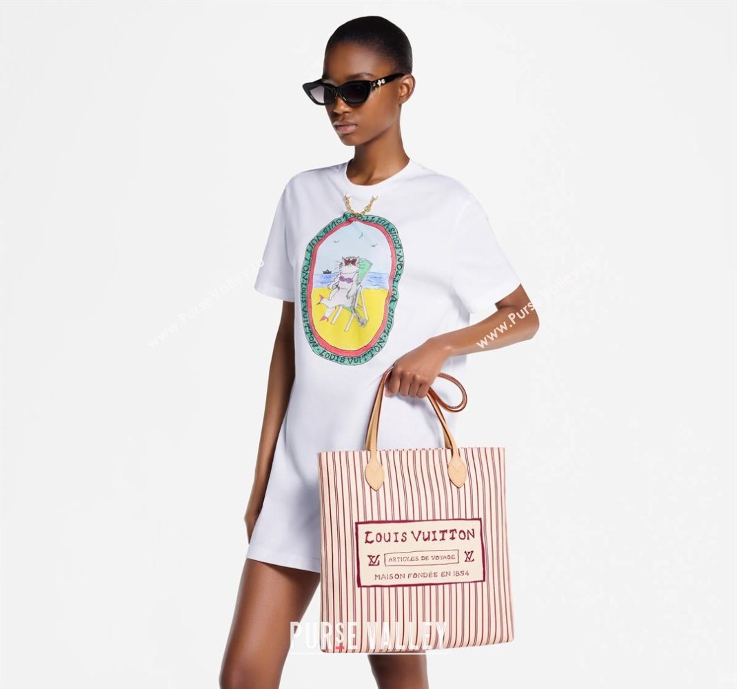 Louis Vuitton Carry It Bag in Beige/Plum Canvas 2025 M15121 (KI-251126026)