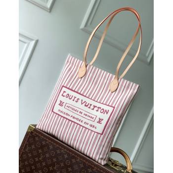 Louis Vuitton Carry It Bag in Beige/Plum Canvas 2025 M15121 (KI-251126026)
