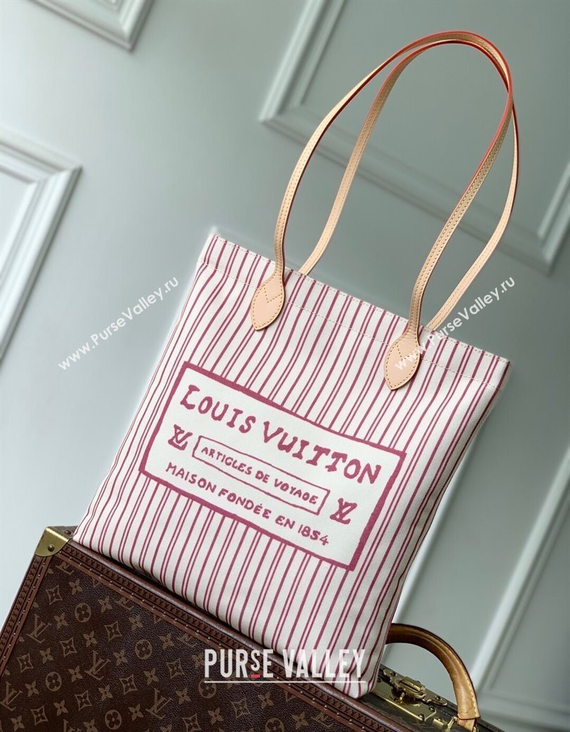 Louis Vuitton Carry It Bag in Beige/Plum Canvas 2025 M15121 (KI-251126026)