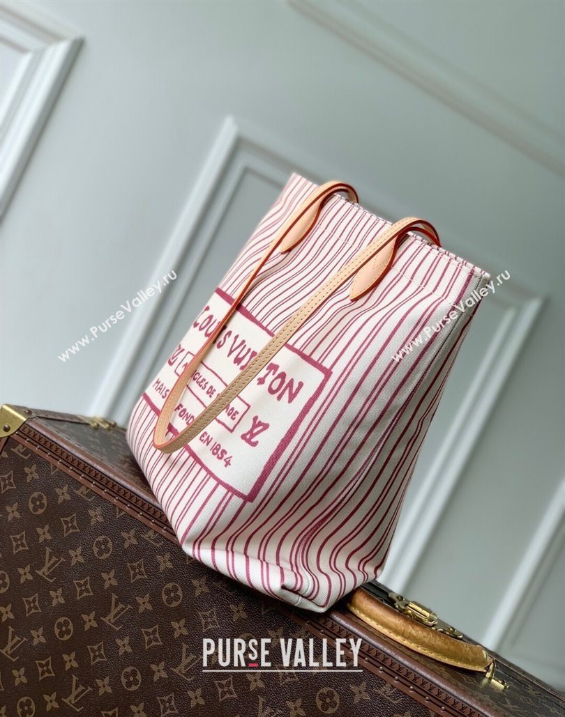 Louis Vuitton Carry It Bag in Beige/Plum Canvas 2025 M15121 (KI-251126026)
