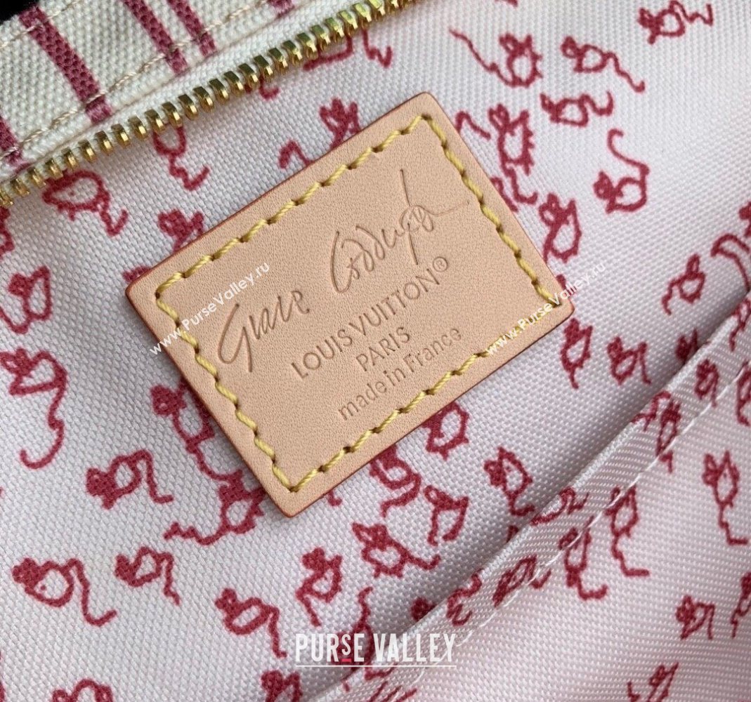 Louis Vuitton Carry It Bag in Beige/Plum Canvas 2025 M15121 (KI-251126026)