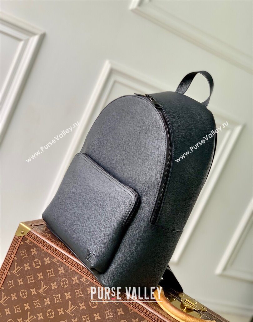 Louis Vuitton Mens Discovery Work Backpack bag in Waxy calfskin Black 2025 M15259 (KI-251126029)