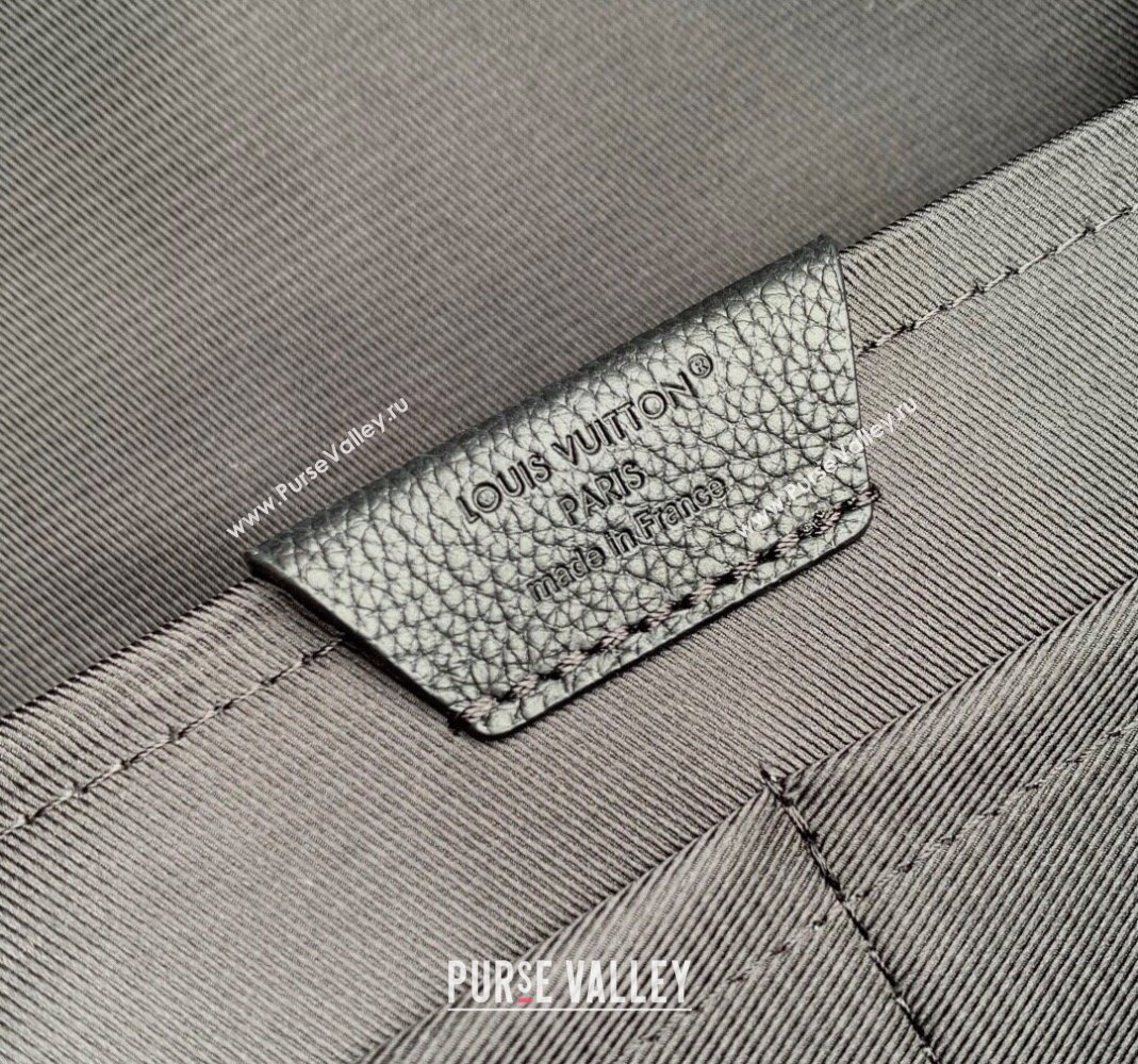 Louis Vuitton Mens Discovery Work Backpack bag in Waxy calfskin Black 2025 M15259 (KI-251126029)