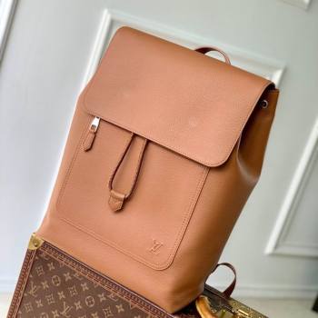 Louis Vuitton Mens Fastline Backpack bag in Tan Brown Waxy calfskin M26023 2025 (KI-251126031)