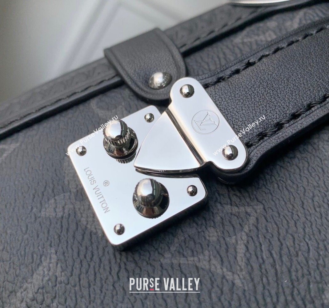 Louis Vuitton Side Trunk MM East West Bag in Black Monogram Eclipse Canvas 2025 M26226 (KI-251125082)