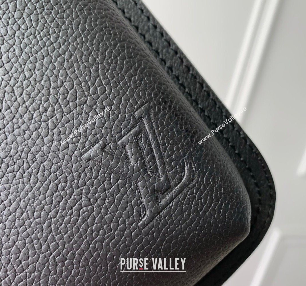 Louis Vuitton Mens Avenue Slingbag PM bag in Waxy calfskin Black 2025 M15255 (KI-251126038)