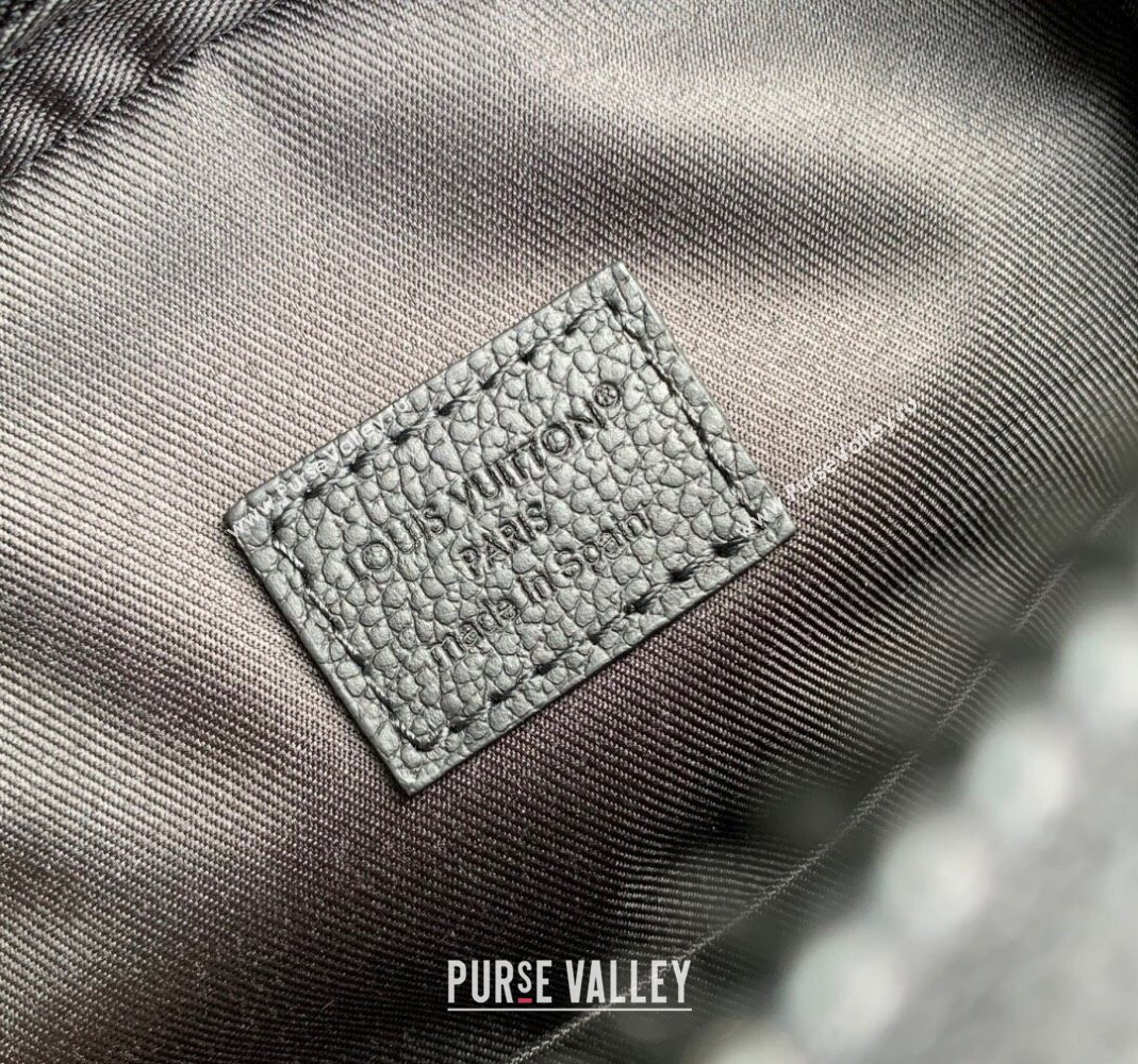 Louis Vuitton Mens Avenue Slingbag PM bag in Waxy calfskin Black 2025 M15255 (KI-251126038)