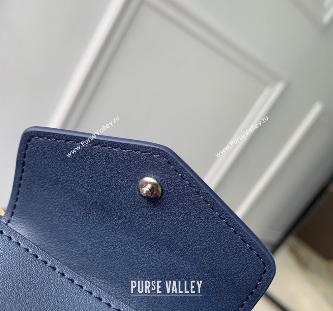 Louis Vuitton Marco Wallet in Waxy calfskin Navy Blue 2025 M25982 (KI-251125129)