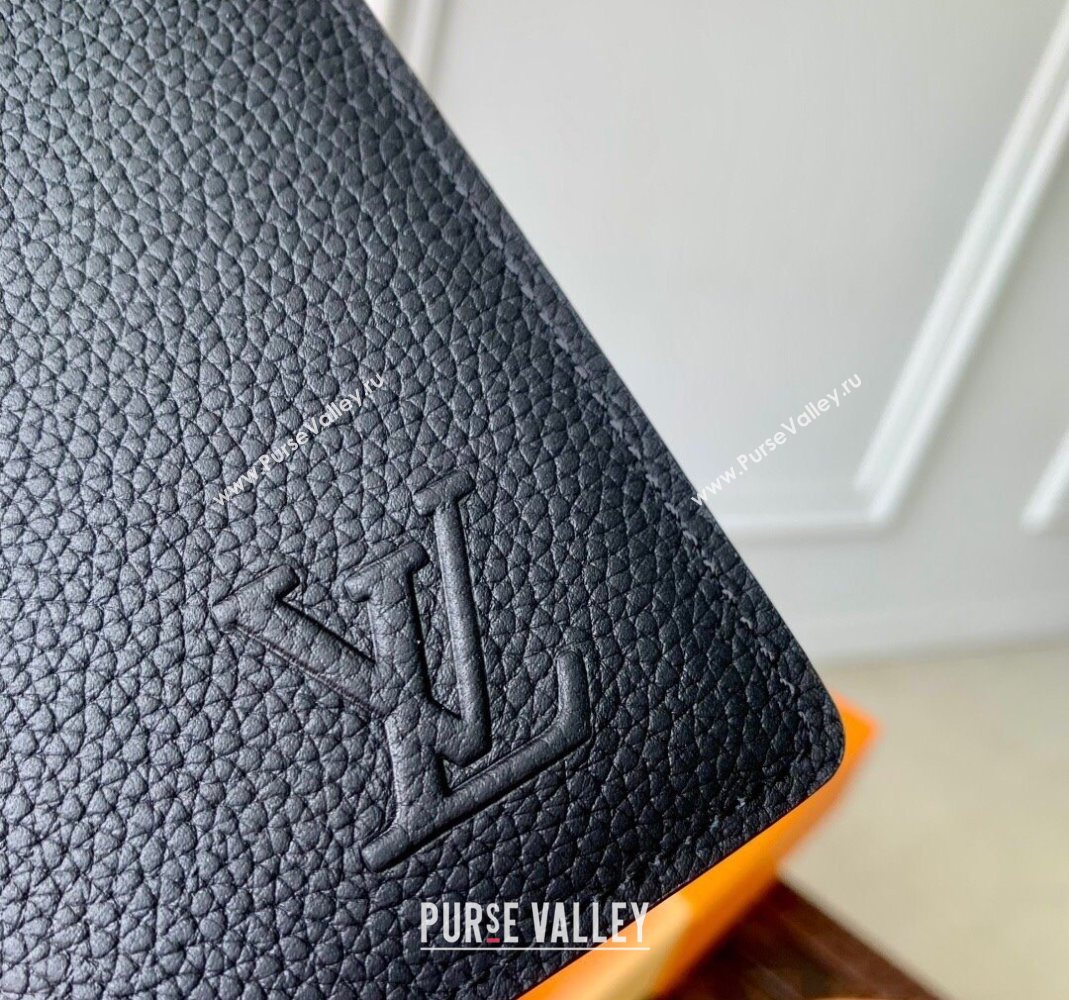 Louis Vuitton Pocket Organizer Wallet in Waxy calfskin leather Black 2025 M25951 (KI-251125115)