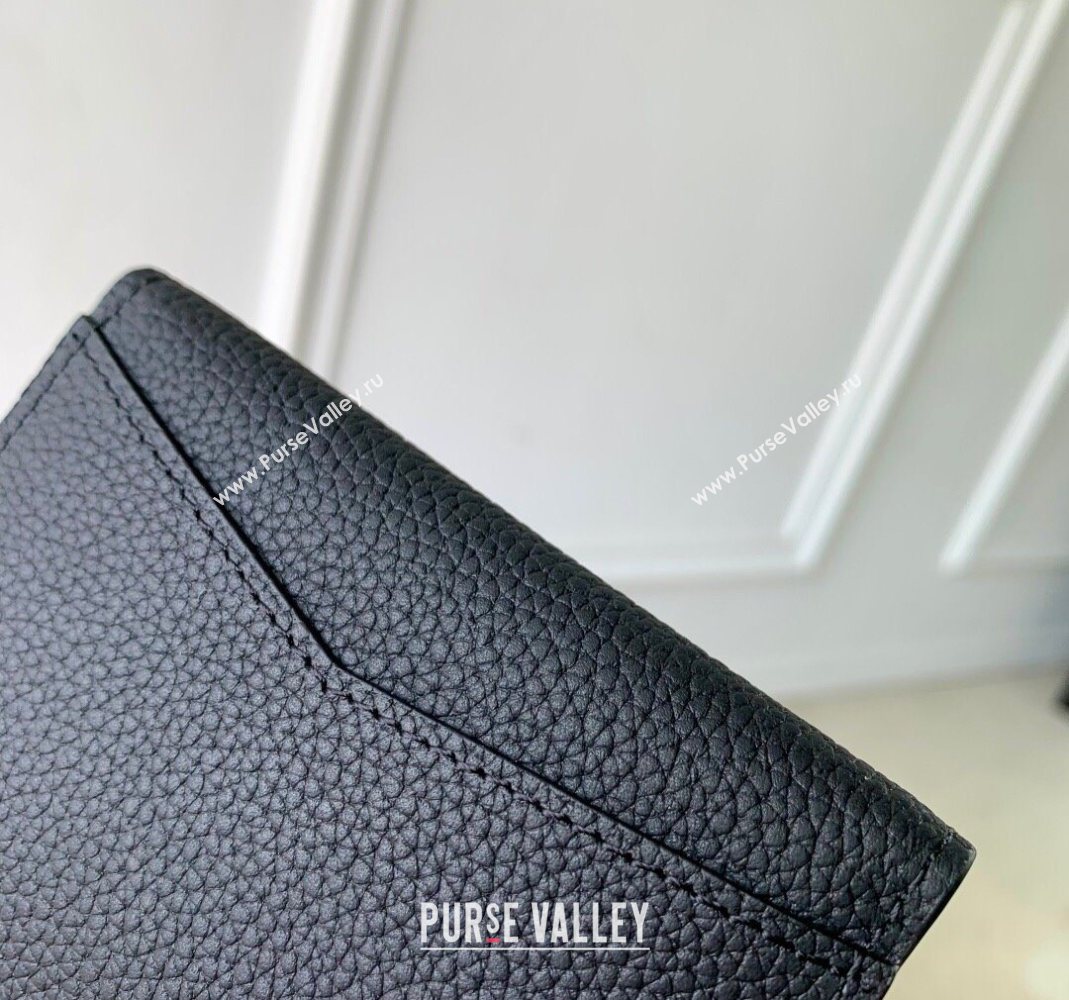 Louis Vuitton Pocket Organizer Wallet in Waxy calfskin leather Black 2025 M25951 (KI-251125115)