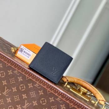 Louis Vuitton Marco Wallet in Waxy calfskin Black 2025 M25944 (KI-251125130)