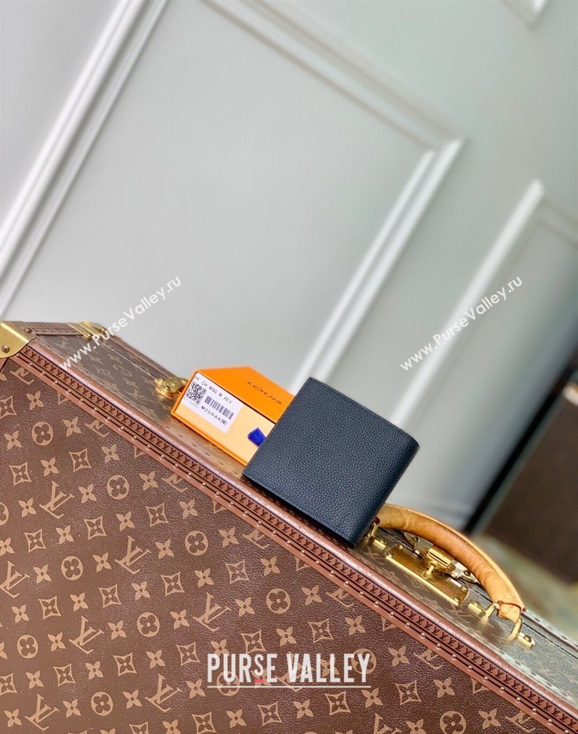 Louis Vuitton Marco Wallet in Waxy calfskin Black 2025 M25944 (KI-251125130)