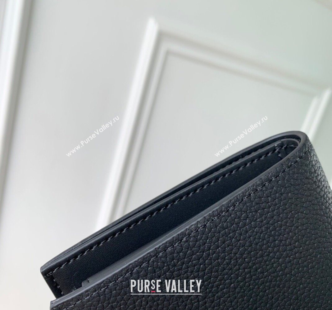 Louis Vuitton Marco Wallet in Waxy calfskin Black 2025 M25944 (KI-251125130)