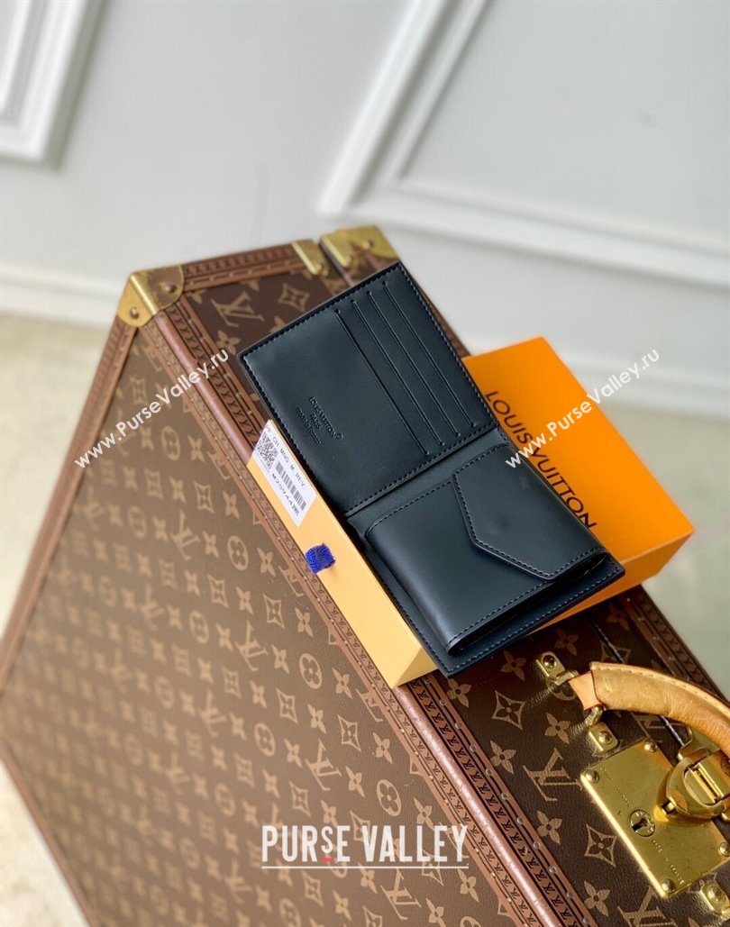 Louis Vuitton Marco Wallet in Waxy calfskin Black 2025 M25944 (KI-251125130)
