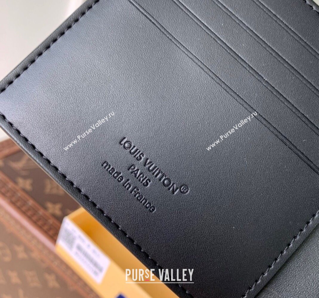 Louis Vuitton Marco Wallet in Waxy calfskin Black 2025 M25944 (KI-251125130)