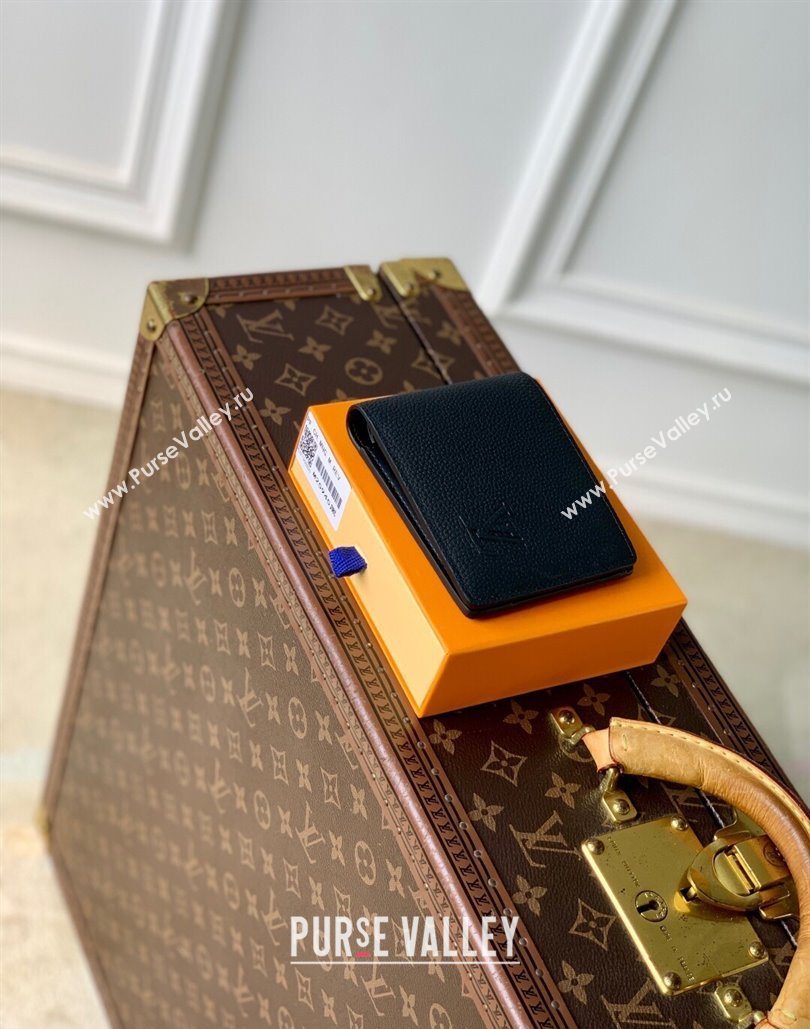 Louis Vuitton Multiple Wallet in Waxy calfskin Black 2025 M25945 (KI-251125128)