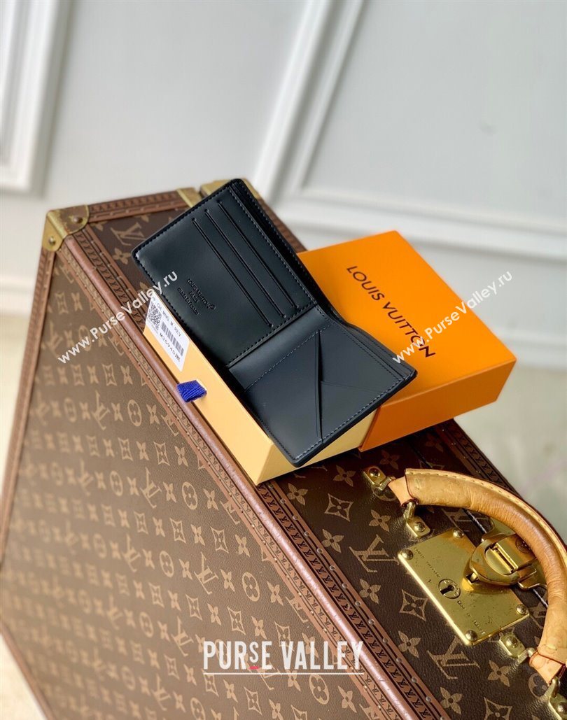Louis Vuitton Multiple Wallet in Waxy calfskin Black 2025 M25945 (KI-251125128)
