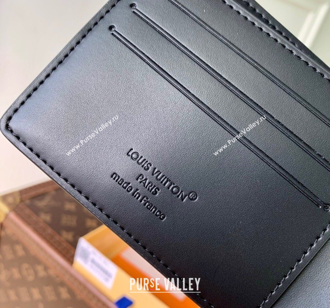 Louis Vuitton Multiple Wallet in Waxy calfskin Black 2025 M25945 (KI-251125128)