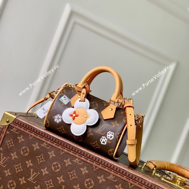 Louis Vuitton Nano Speedy Bag in Vivienne Print 2025 M15330 (KI-251125104)