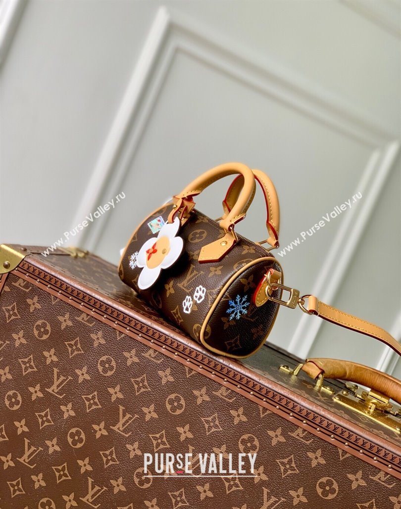 Louis Vuitton Nano Speedy Bag in Vivienne Print 2025 M15330 (KI-251125104)
