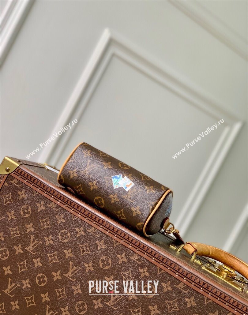 Louis Vuitton Nano Speedy Bag in Vivienne Print 2025 M15330 (KI-251125104)