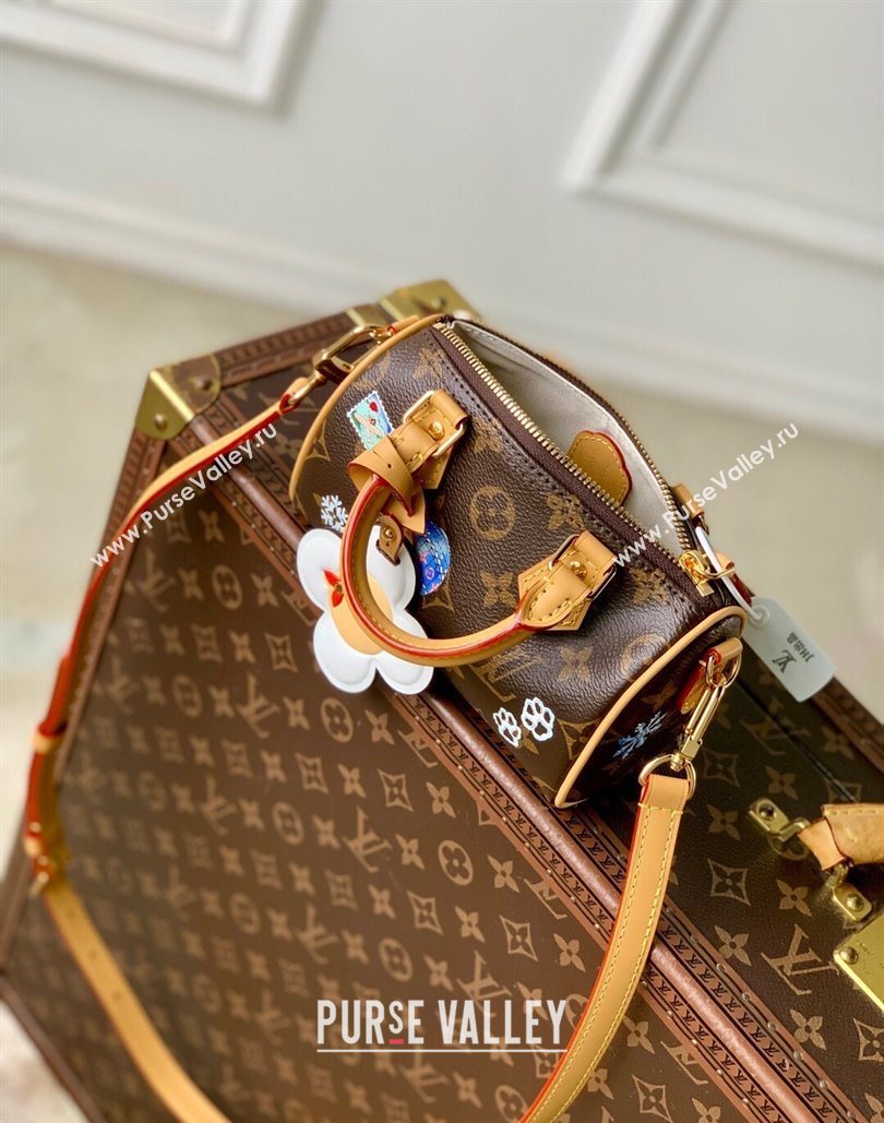 Louis Vuitton Nano Speedy Bag in Vivienne Print 2025 M15330 (KI-251125104)