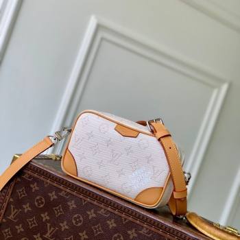 Louis Vuitton Mens Trocadero Wearable Wallet Bag in Monogram Heritage Canvas M27155 White 2025 (KI-251126044)