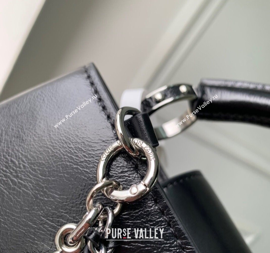 Louis Vuitton Capucines East-West Mini Bag in Leather M25473 Black 2025 (KI-251125094)