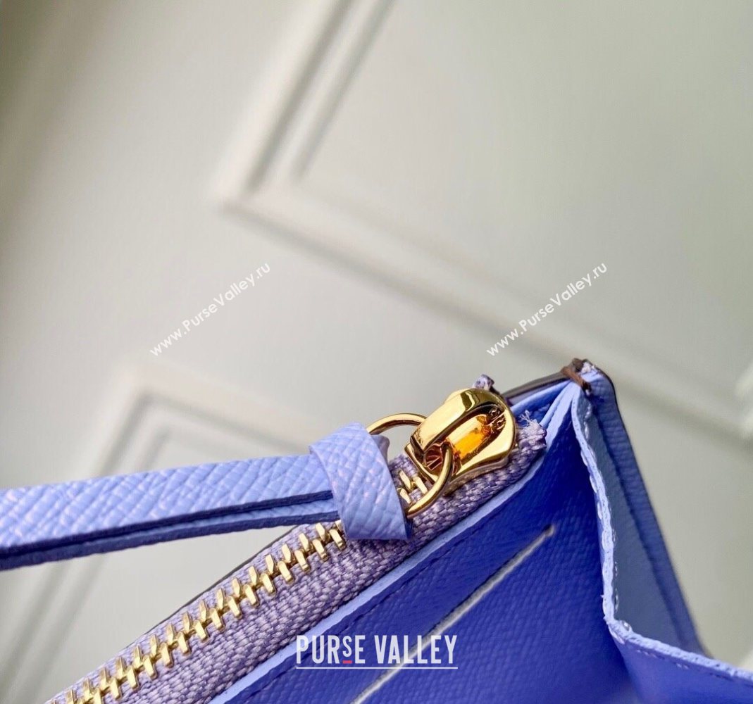 Louis Vuitton Rosalie Coin Purse Wallet in Vivenne Winter Holiday/Monogram Blue Frost M15323 2025 (KI-251125105)