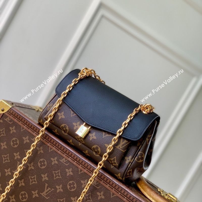 Louis Vuitton Saint-Germain BB Top Handle bag in Monogram Canvas and Leather Black 2025 M26398 (KI-251126060)
