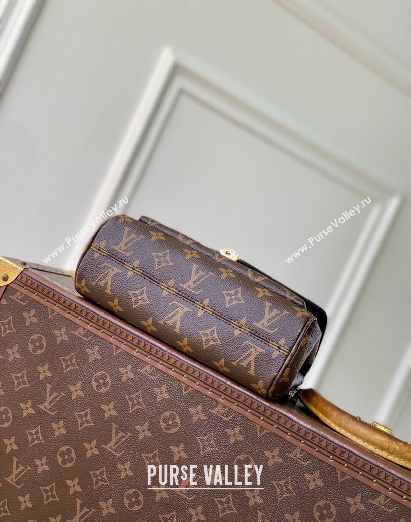 Louis Vuitton Saint-Germain BB Top Handle bag in Monogram Canvas and Leather Black 2025 M26398 (KI-251126060)