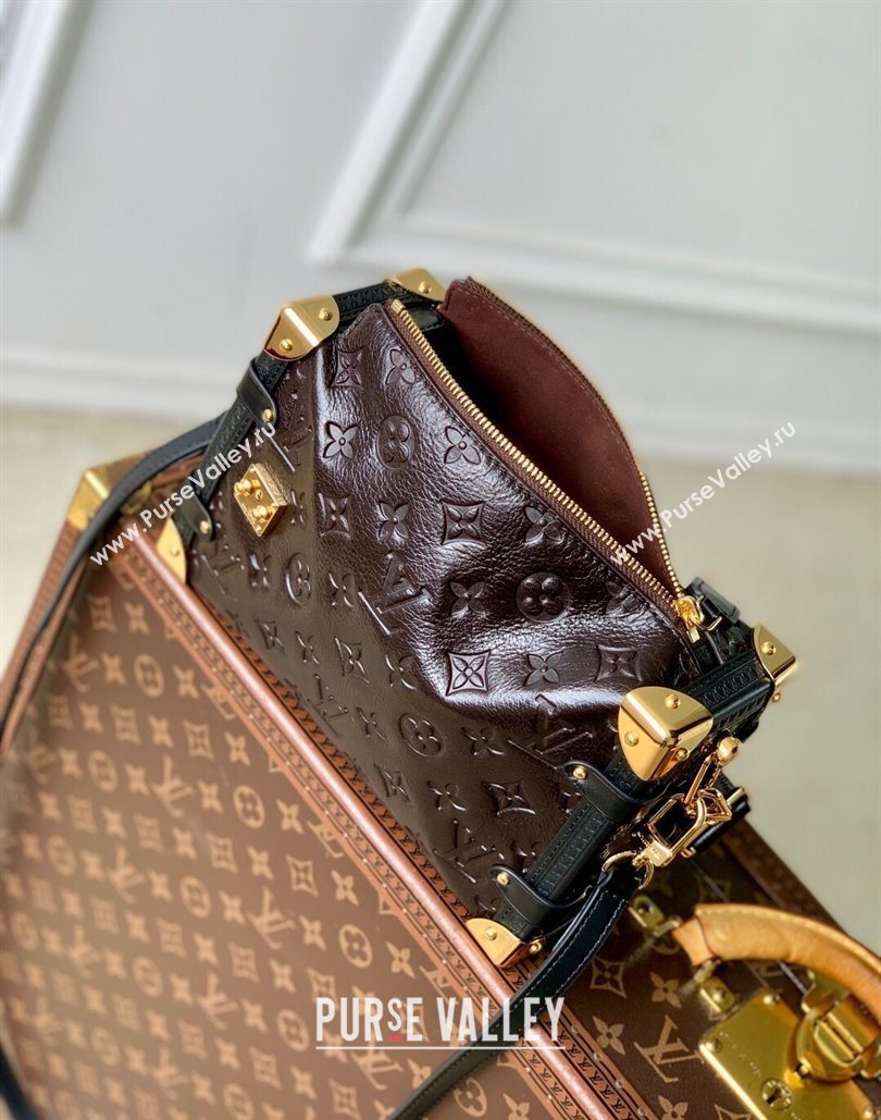 Louis Vuitton Side Trunk MM Bag in Acajou Brown Leather 2025 M26304 (KI-251126052)