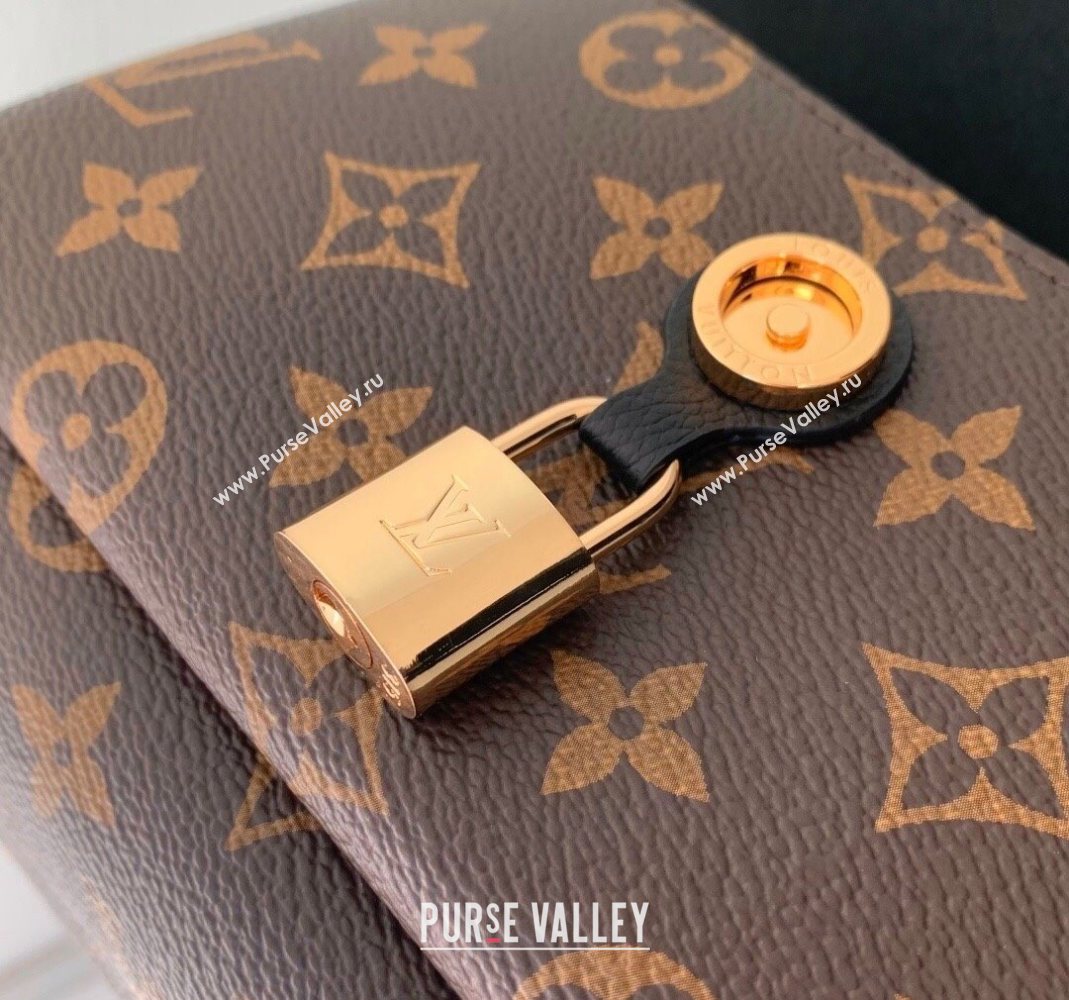 Louis Vuitton Saint-Germain BB Top Handle bag in Monogram Canvas and Leather Black 2025 M26398 (KI-251126060)