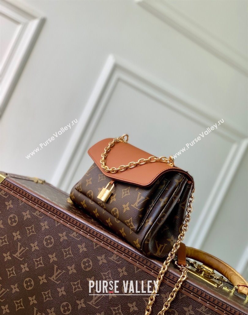 Louis Vuitton Saint-Germain BB Top Handle bag in Monogram Canvas and Leather Brown 2025 M27066 (KI-251126061)