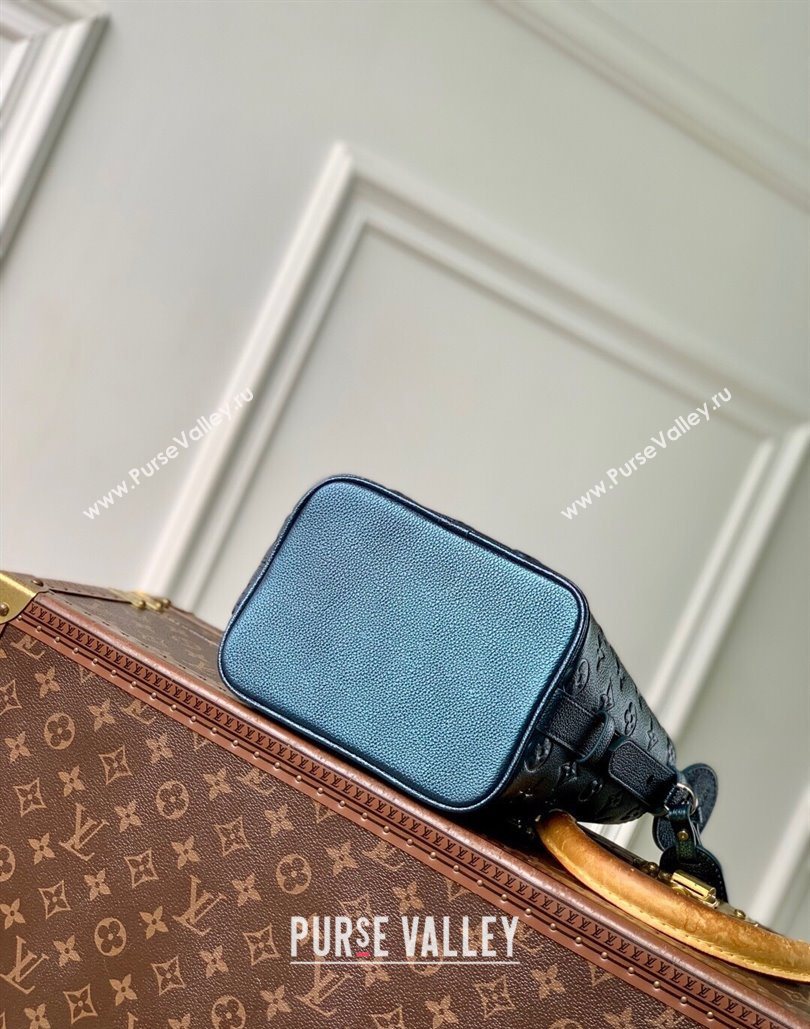 Louis Vuitton All In BB Bucket Bag in Shimmery Ink Blue Leather M26430 2025 (KI-251126063)