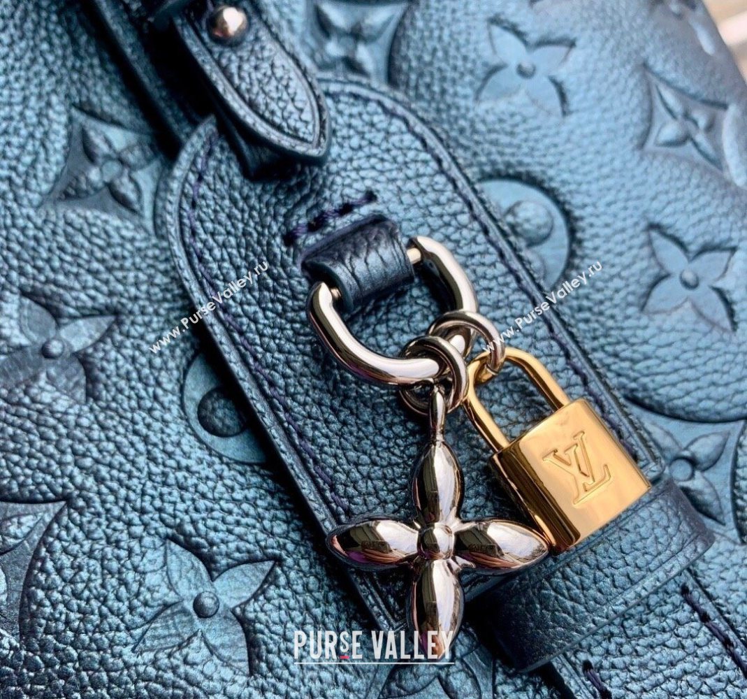 Louis Vuitton All In BB Bucket Bag in Shimmery Ink Blue Leather M26430 2025 (KI-251126063)