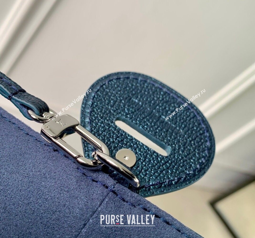 Louis Vuitton All In BB Bucket Bag in Shimmery Ink Blue Leather M26430 2025 (KI-251126063)